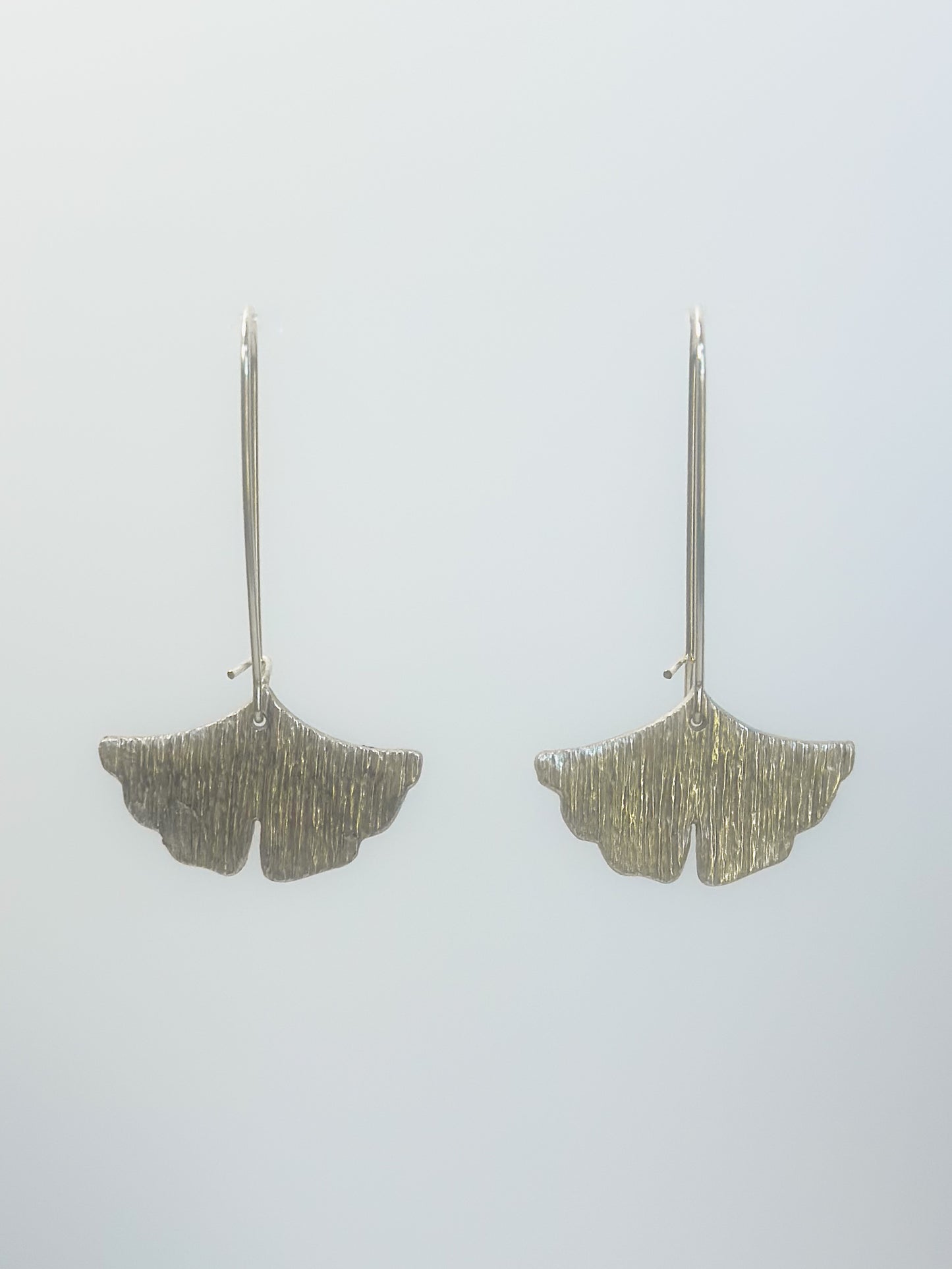 Ginkgo leaf earrings