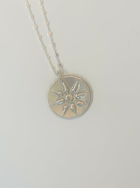 Widow's Mite necklace (fine silver)