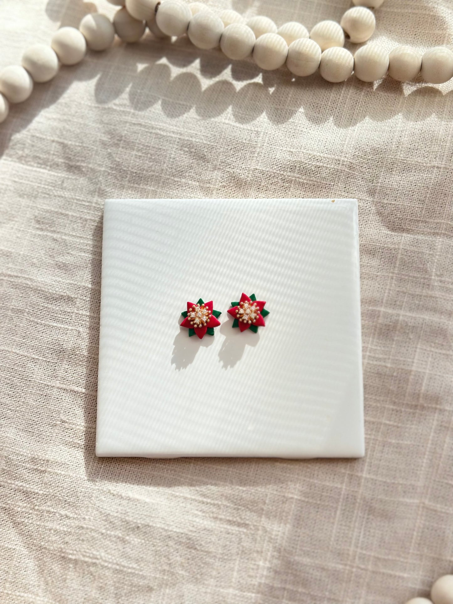 POINSETTIA STUDS