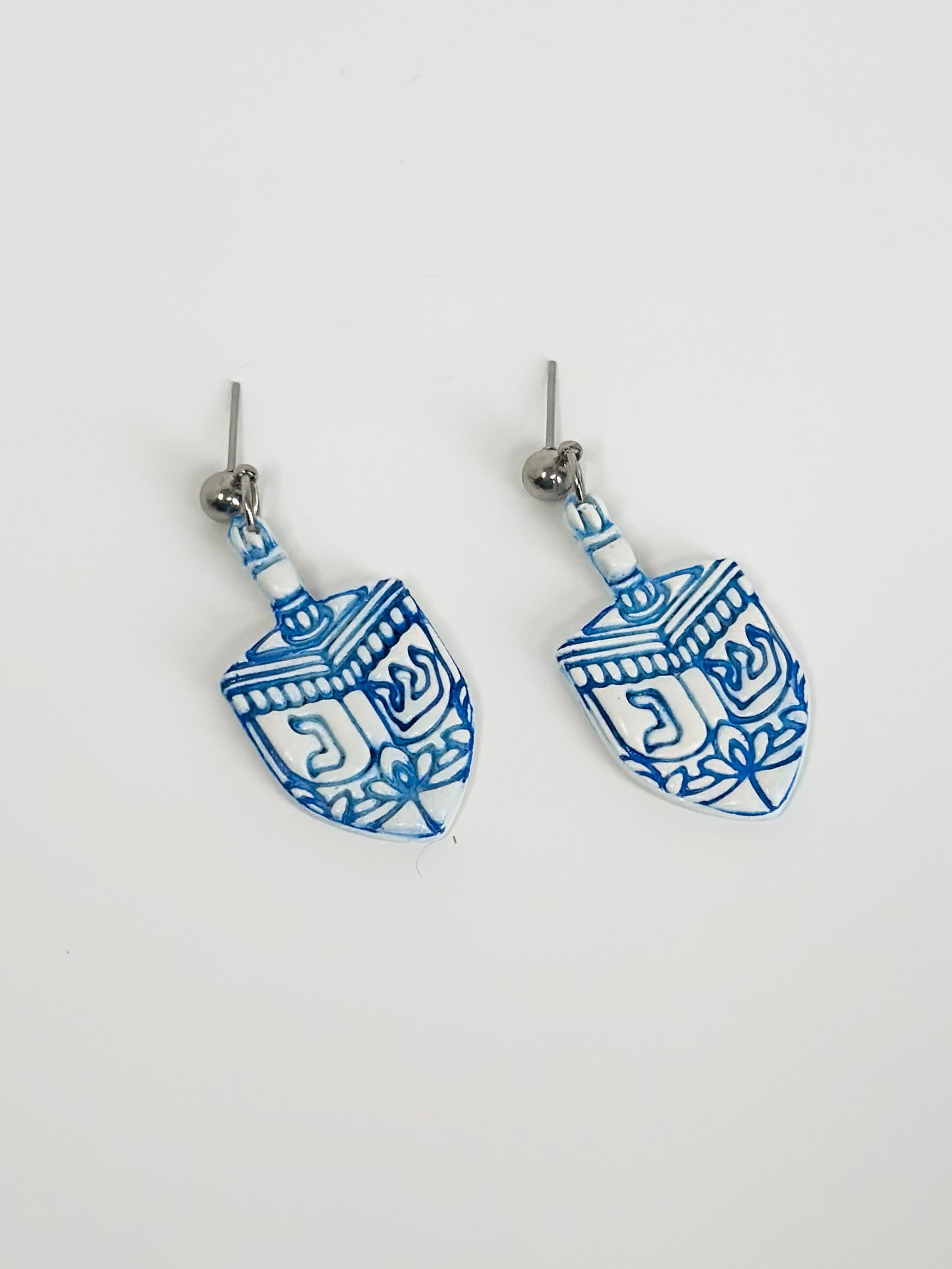 HOLIDAY: DREIDEL EARRINGS