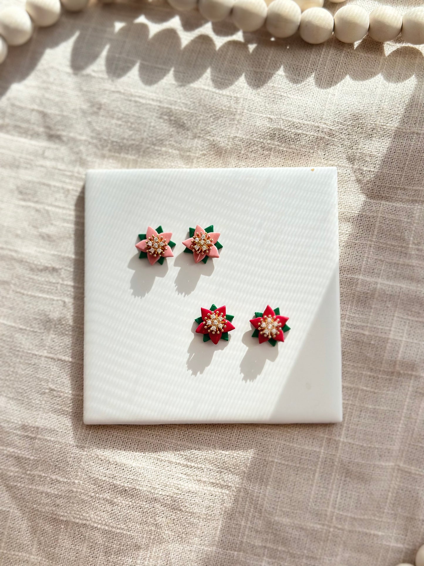 POINSETTIA STUDS